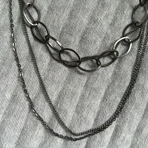 “Silver” Four Strand Necklace